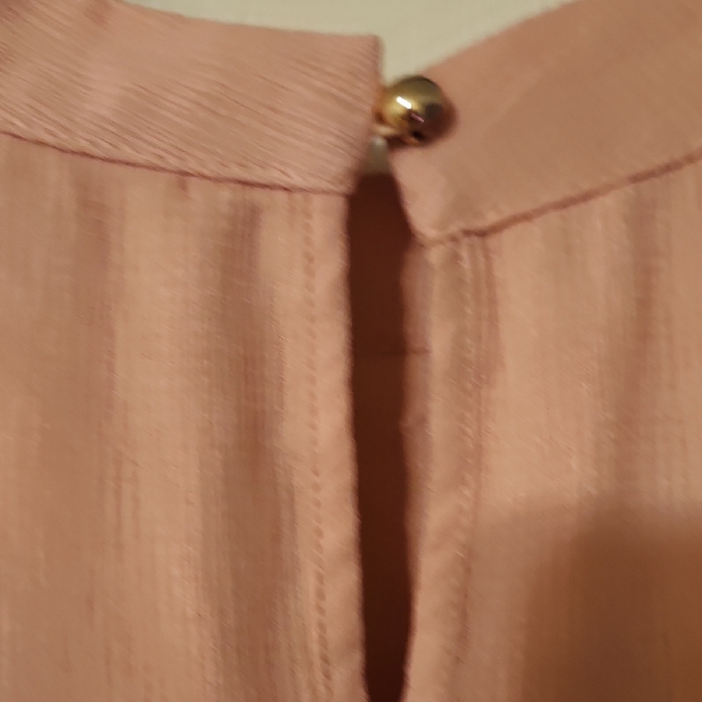 Pink Tiered Midi Sundress with Flutter Sleeves - Picture 5 of 6